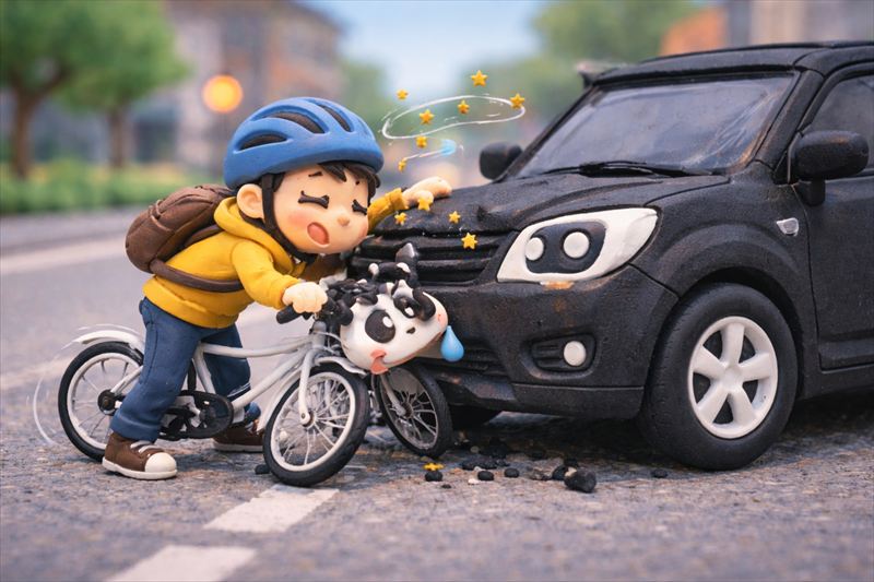 子どもの自転車事故 サポートは私たちに お任せください！