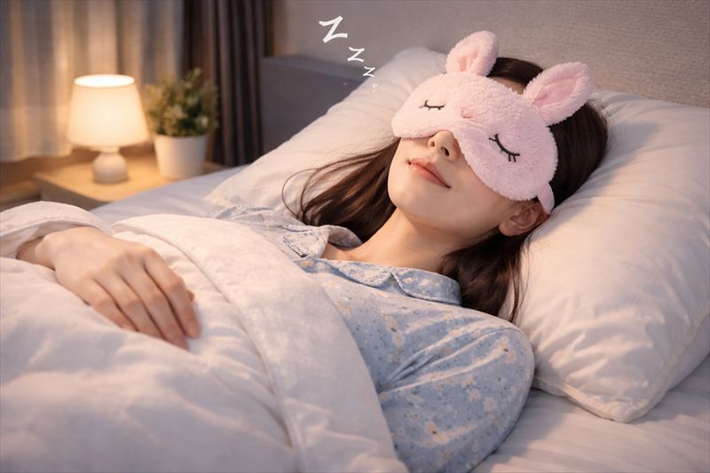 夜間の目のケア