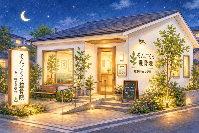 【早良区】仕事帰りに通えて 夜21時まで営業している整骨院の活用法
