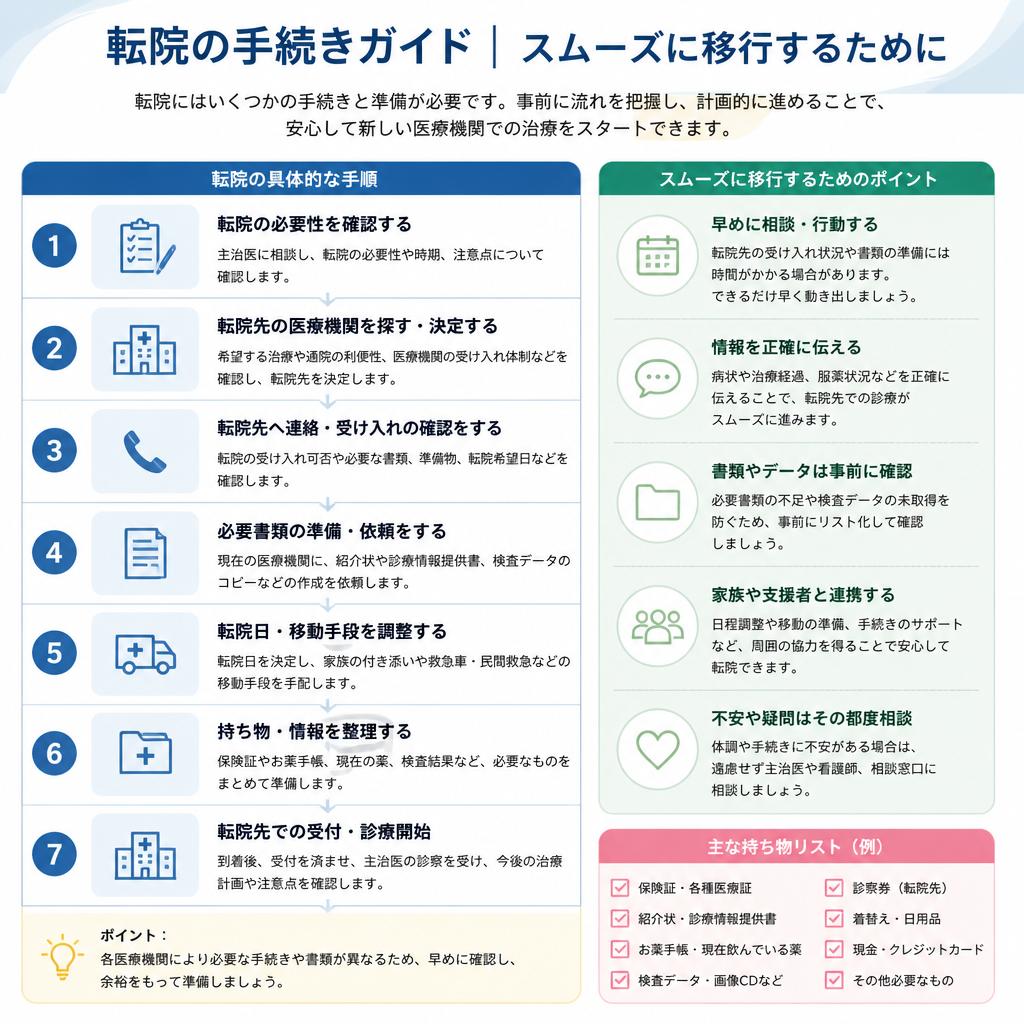 2. 転院手続きの流れ