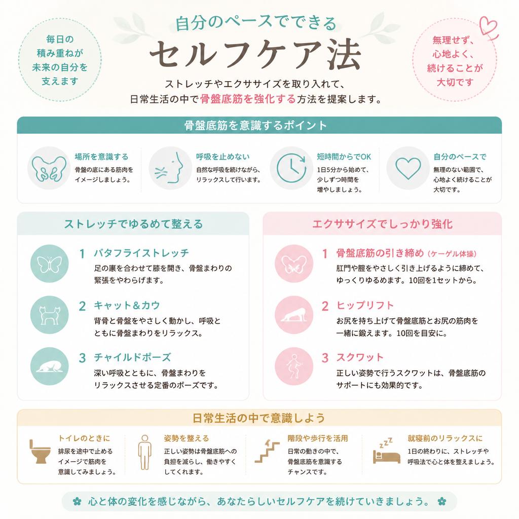 自宅でできるセルフケア