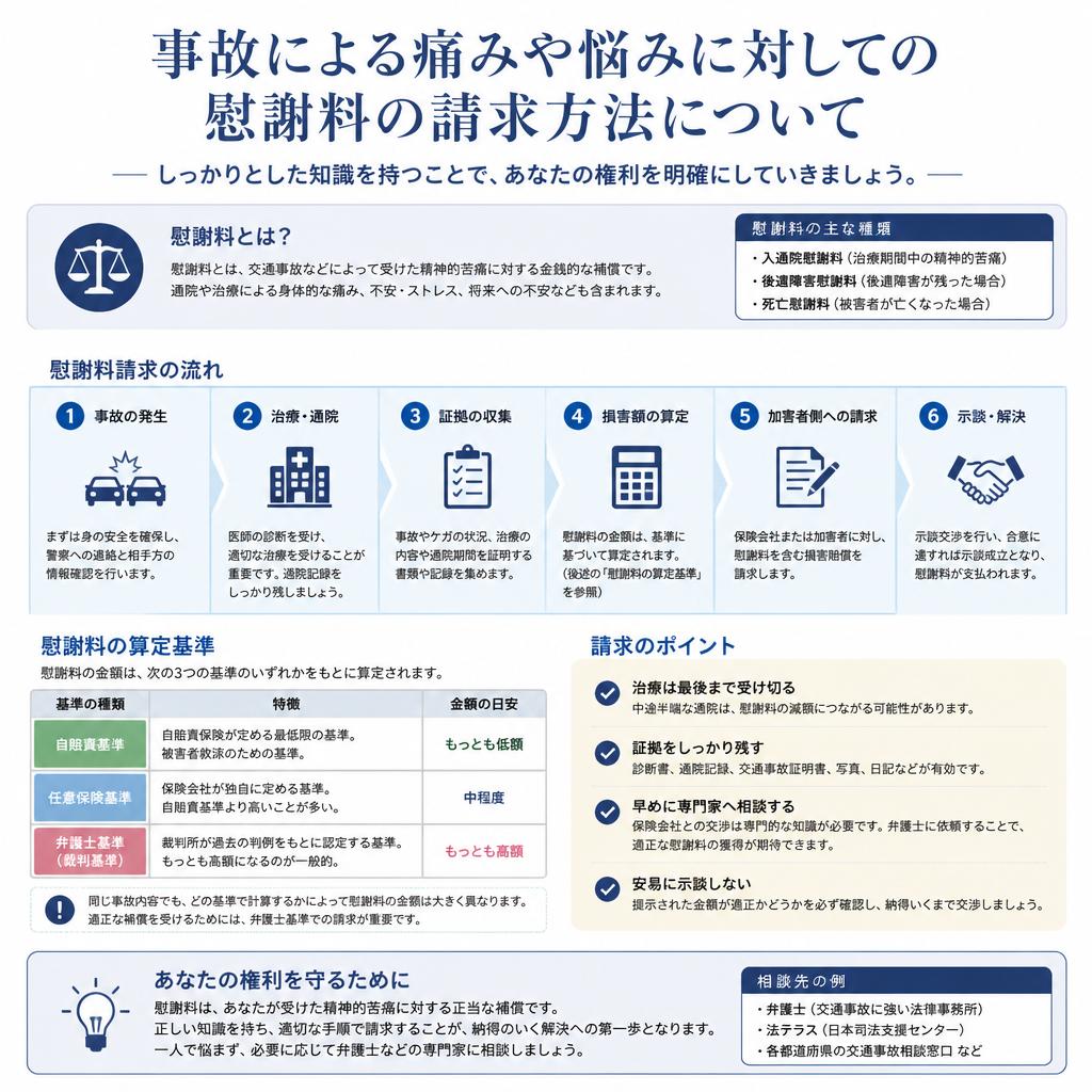 慰謝料の請求方法とポイント