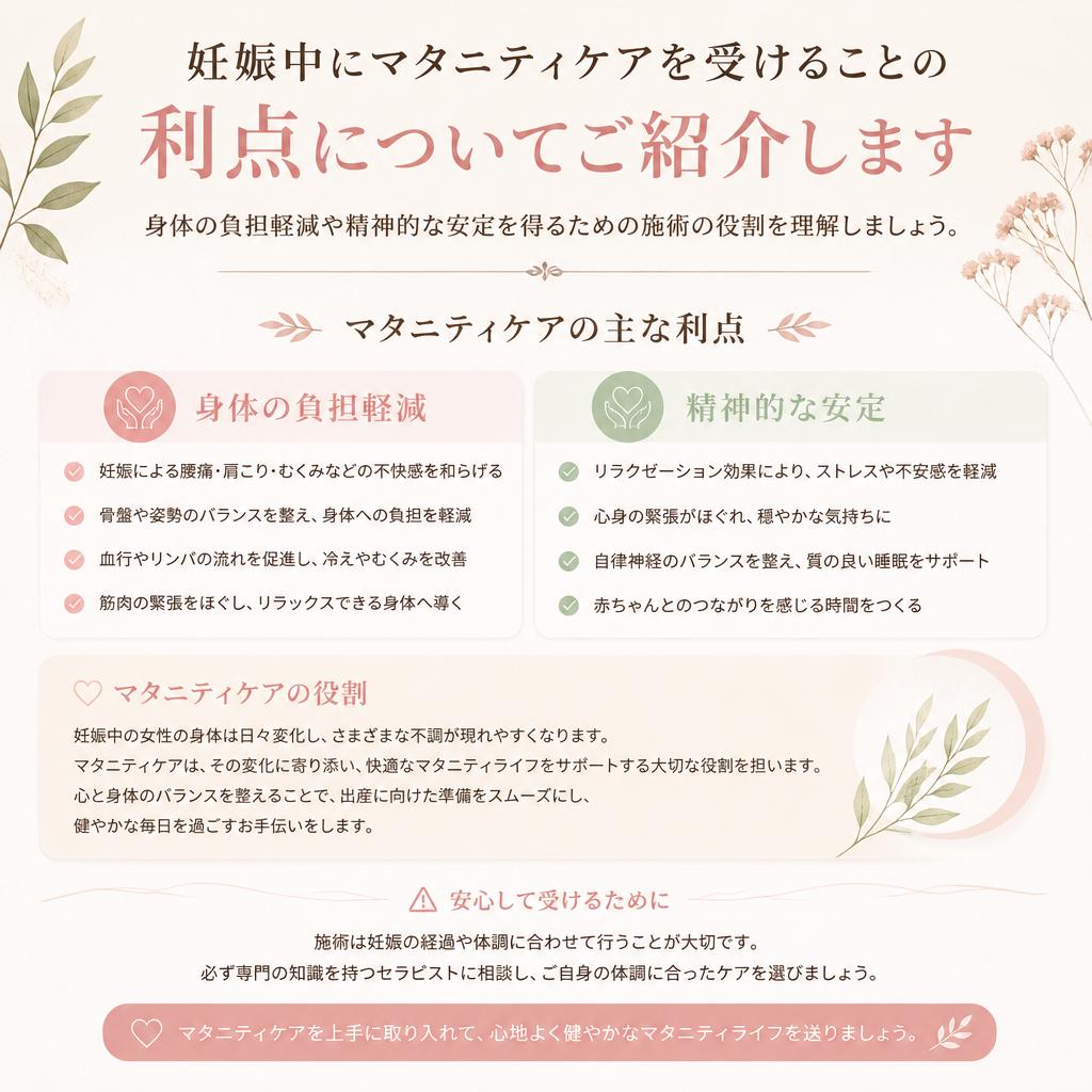 マタニティケアの重要性